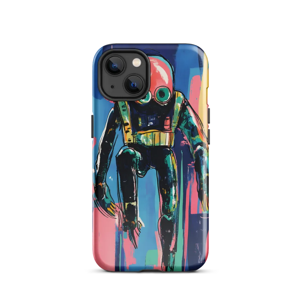 Diver in Vibrant Motion