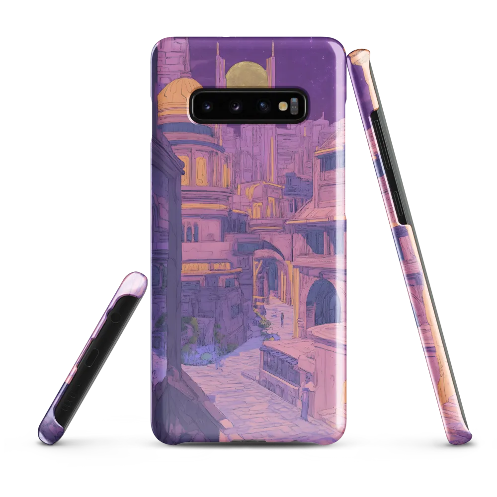 Moonlit Fantasy City | Phone Case |  S10 Plus | Snap Case | Glossy