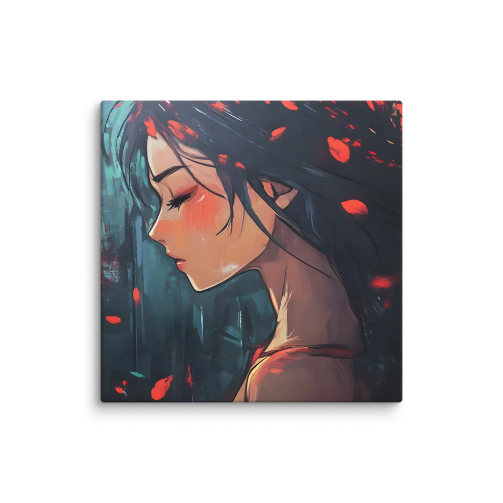 Whispers of Melancholy | Canvas | 18″×18″