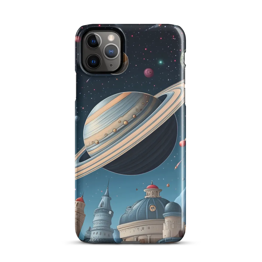 Celestial Cityscape: Wonders of the Cosmos | Phone Case |  11 Pro Max | Snap Case | Glossy