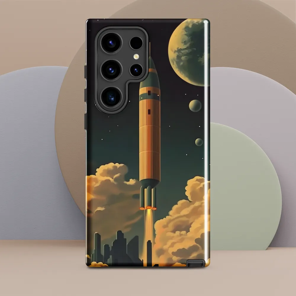Journey Through the Cosmic Frontier | Phone Case |  S24 Ultra | Tough Case | Glossy