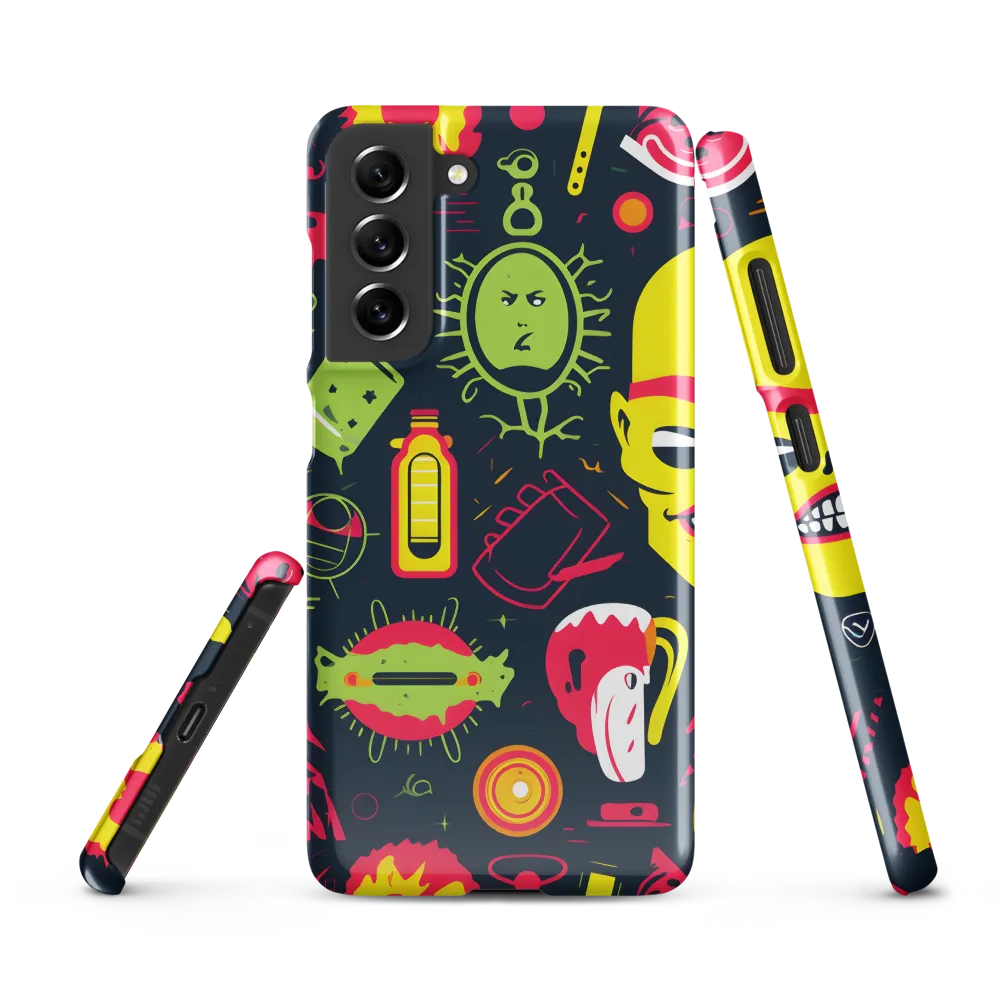 Neon Revelry: A Quirky Exploration of Modern Pop Art