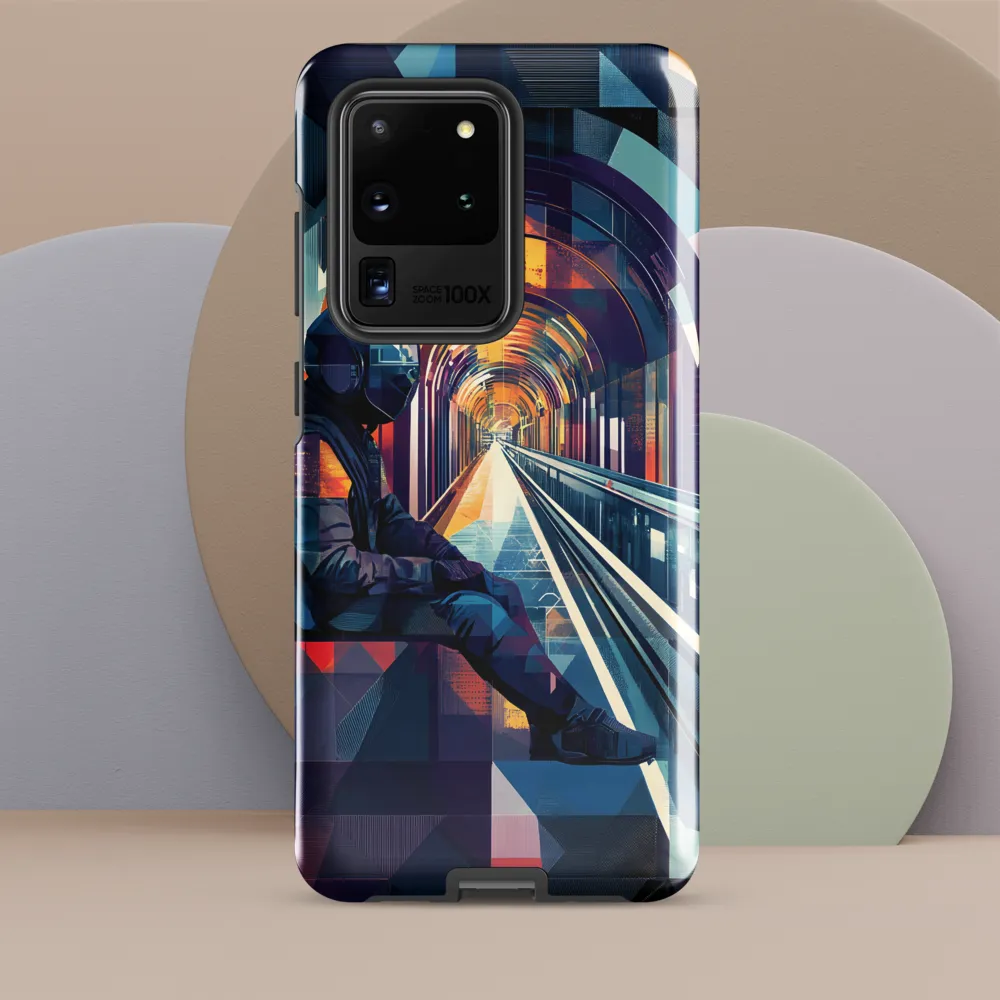 Reflections in a Futuristic Tunnel