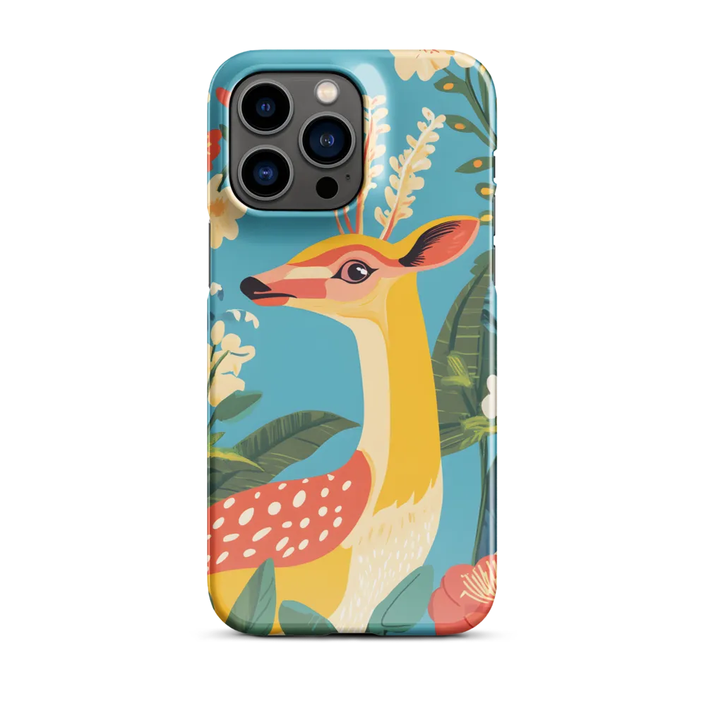 Serene Majesty: A Vibrant Deer Amidst Flora