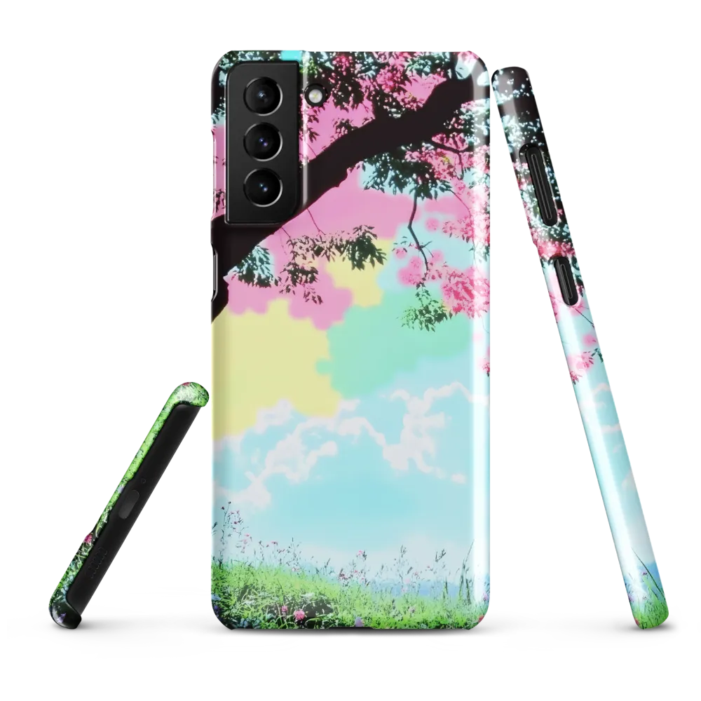 Pastel Dreams: A Surreal Tree Landscape