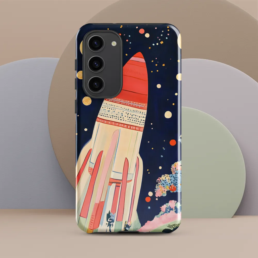 Cosmic Dreams: The Rocket's Journey