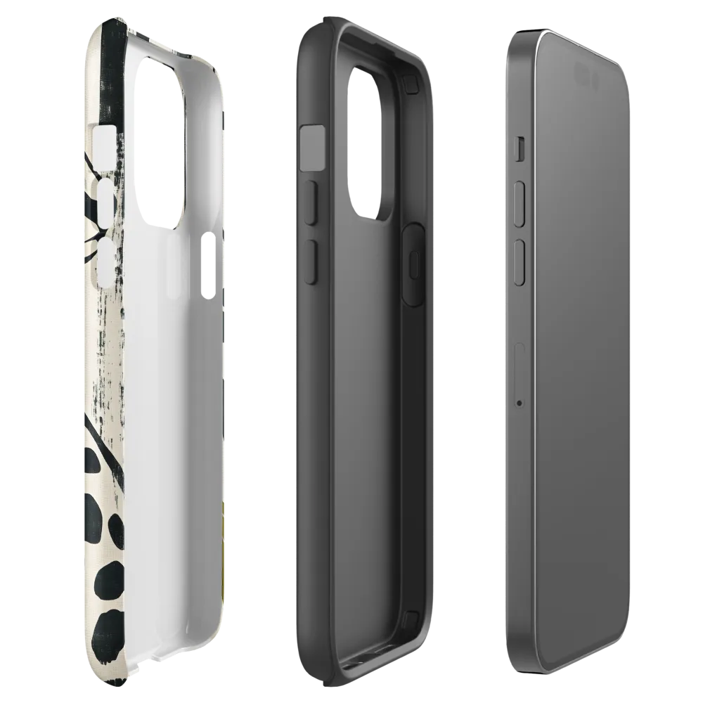 Leopard in Silhouette: A Modern Appeal | Phone Case |  14 Pro Max | Tough Case | Glossy