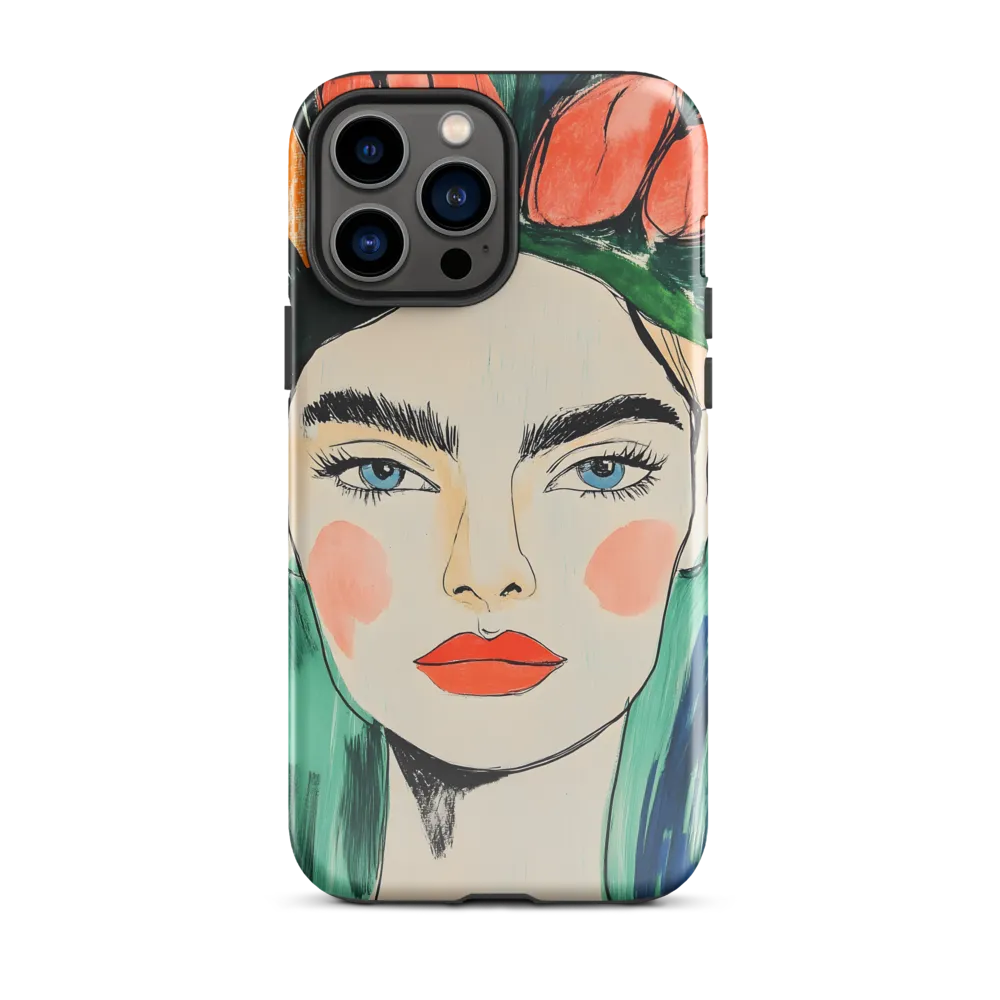 Radiant Bloom: A Serene Portrait