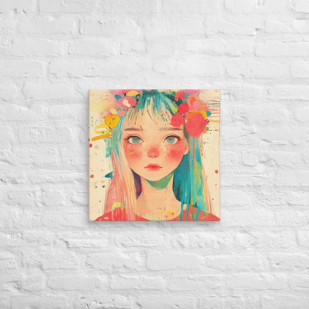 Whimsical Blossom | Canvas | 20″×20″