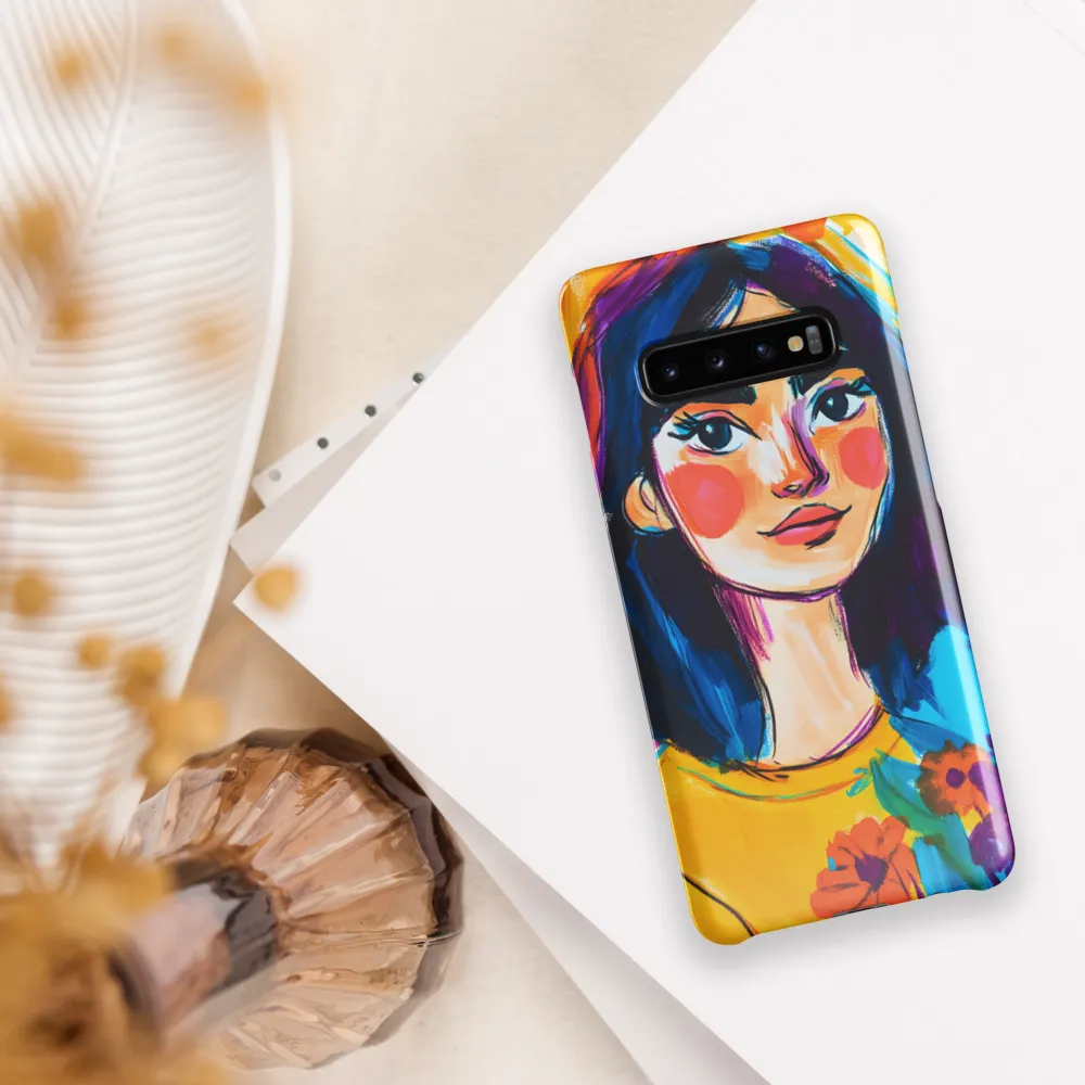 Vibrant Blossoms | Phone Case |  S10 Plus | Snap Case | Glossy