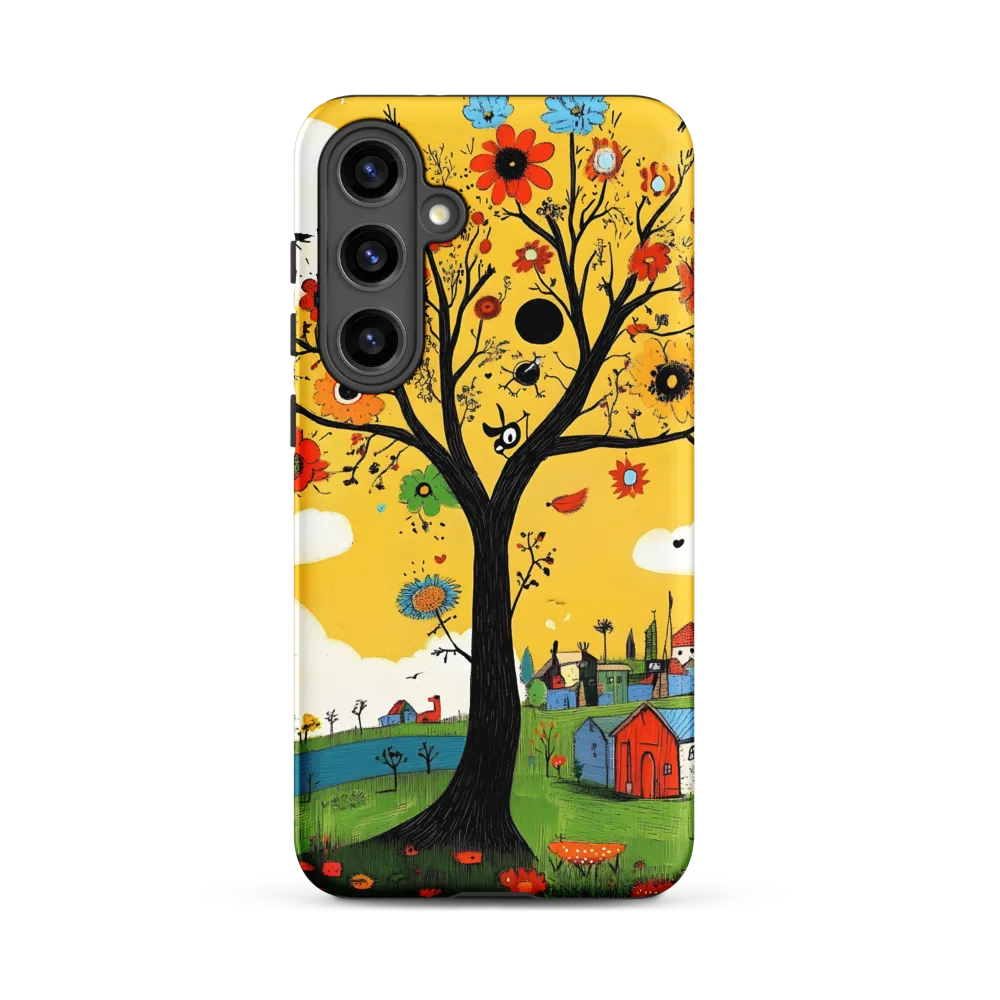 Whimsical Blooms of Life | Phone Case |  S24 Plus | Tough Case | Matte