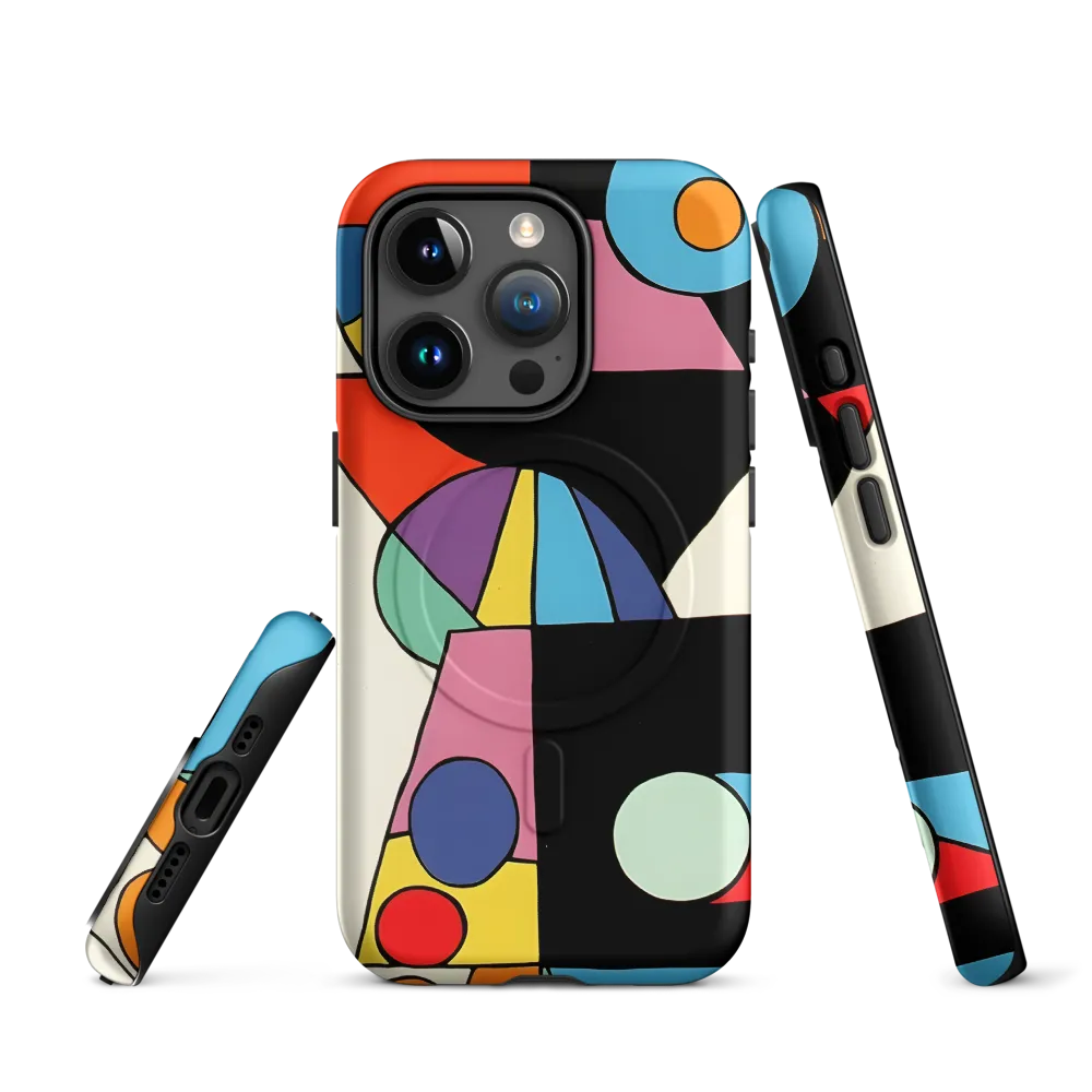 The Play of Shapes | Phone Case |  15 Pro | MagSafe® Tough Case | Matte