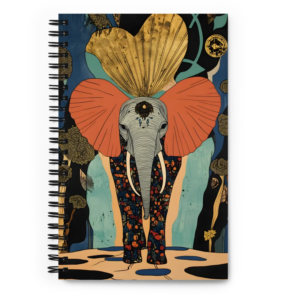 Whimsical Majesty: The Elephant of Dreams | Spiral Notebook