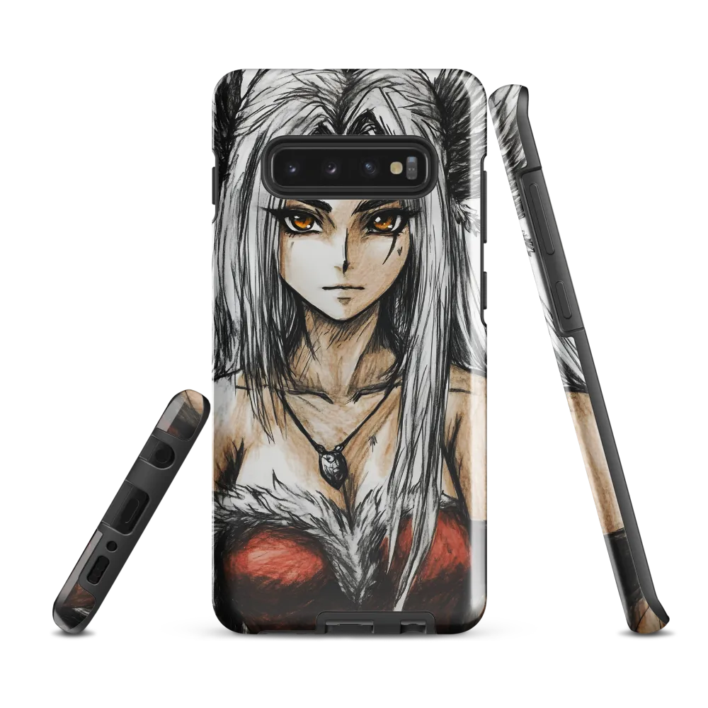 Mystical Guardian: A Confident Presence | Phone Case |  S10 Plus | Tough Case | Glossy