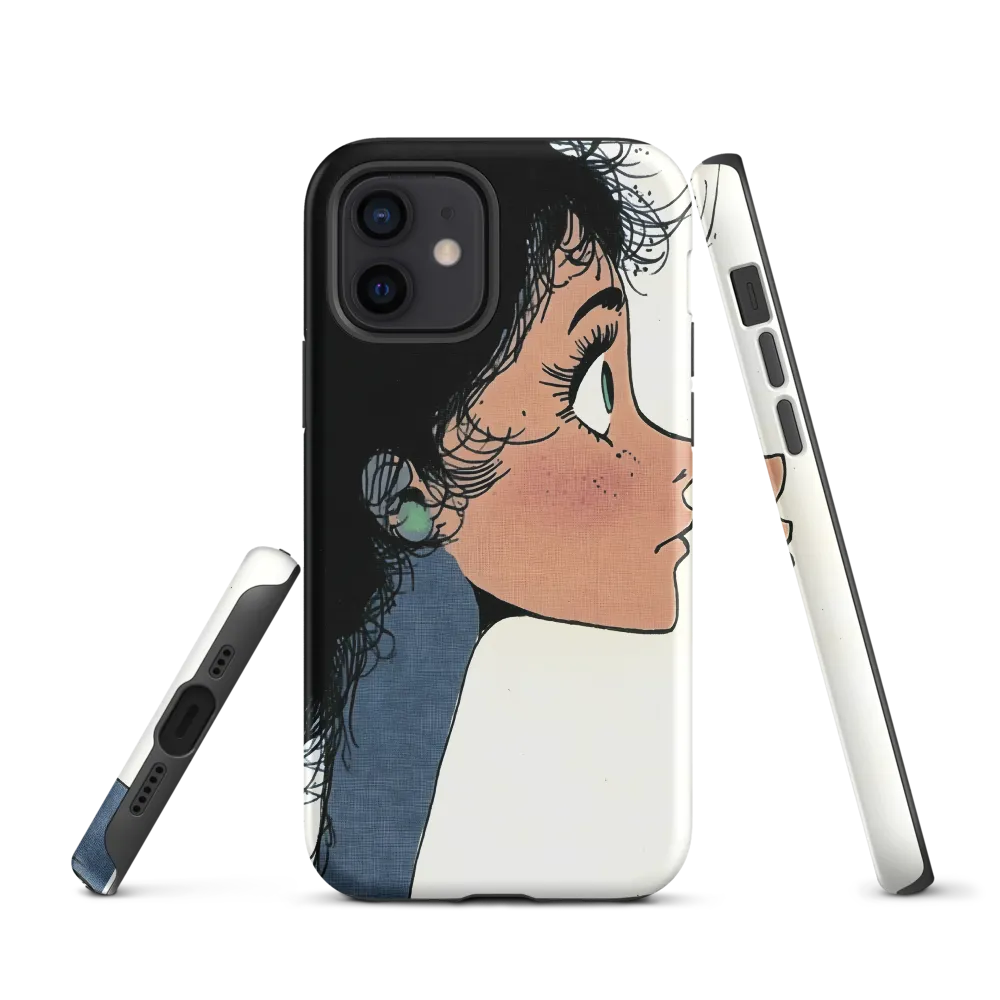 Whispers of Contemplation | Phone Case |  12 | Tough Case | Matte