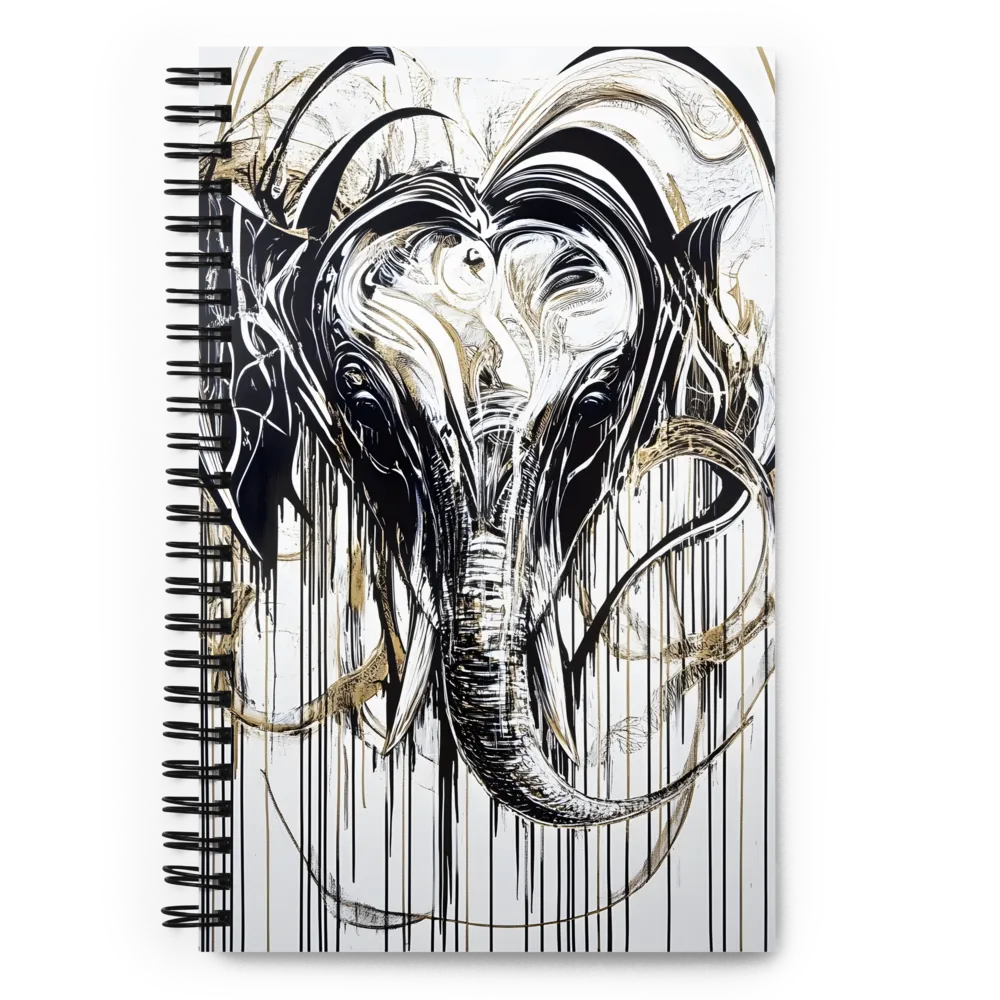 Majestic Elegance: The Heart of an Elephant | Spiral Notebook