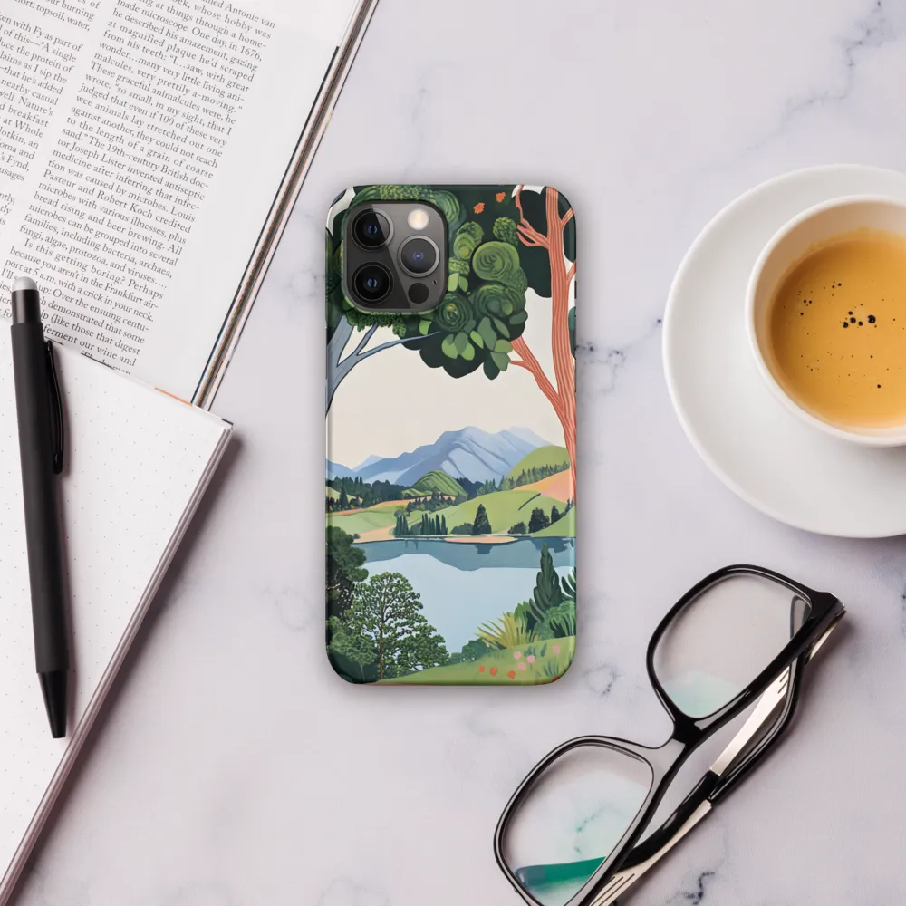 Verdant Frame: Lake Beyond the Trees