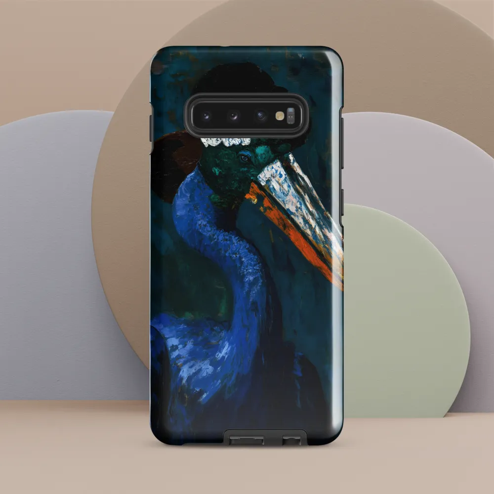 Majestic Absurdity: The Hat-Wearing Bird | Phone Case |  S10 Plus | Tough Case | Glossy