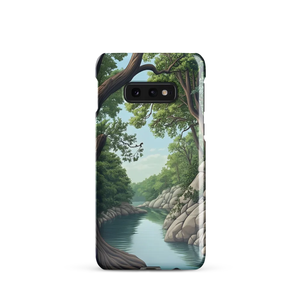 Tranquil Reflections: A Serene River Landscape