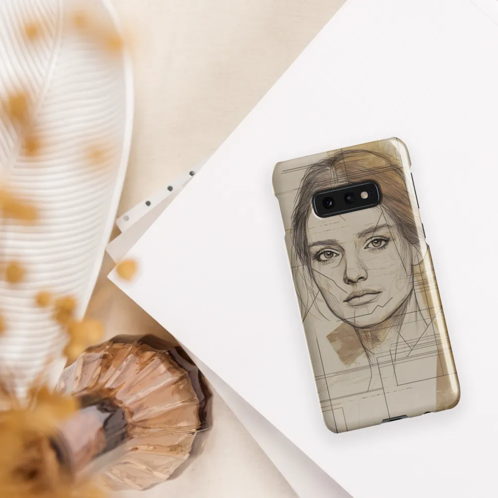 Geometric Elegance: A Modern Portrait