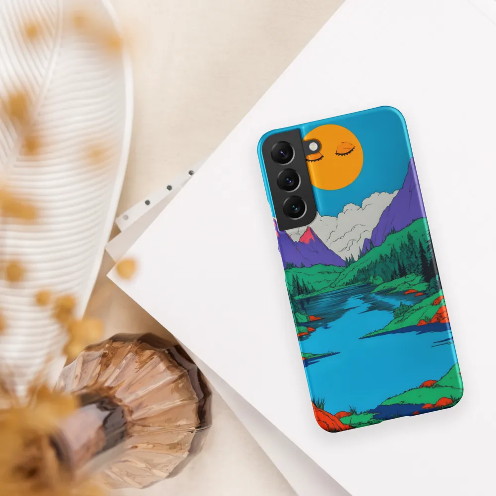Whimsical Serenity in Vibrant Colors