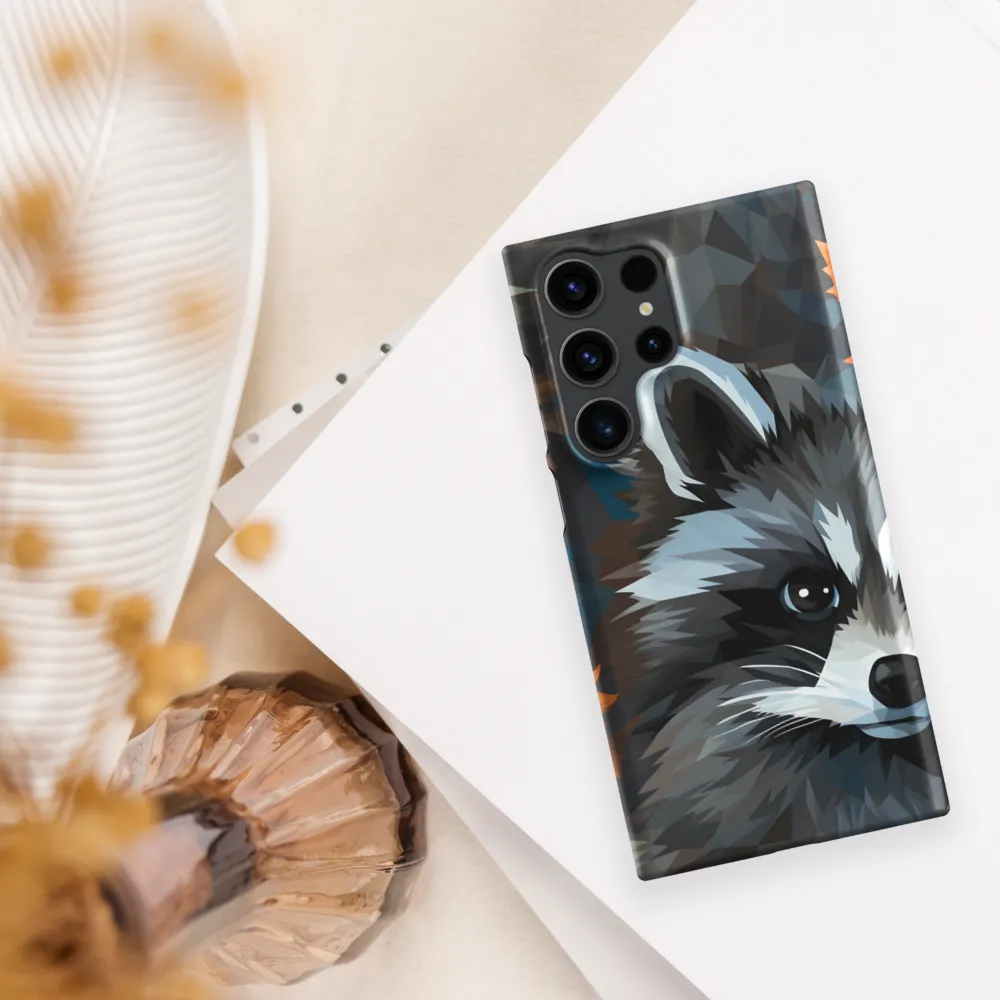 Whispers of Autumn: The Raccoon's Gaze