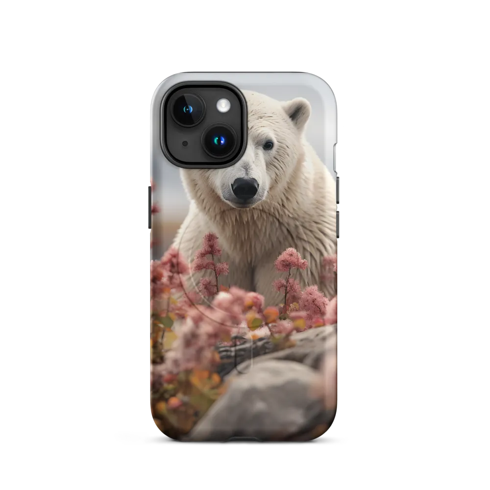 Curiosity Among Blooms: The Polar Bear