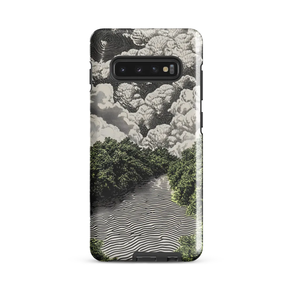 Waves of Serenity | Phone Case |  S10 Plus | Tough Case | Glossy