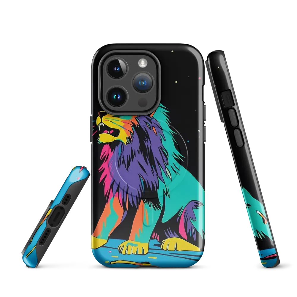 Roaring Colors: The Neon Lion