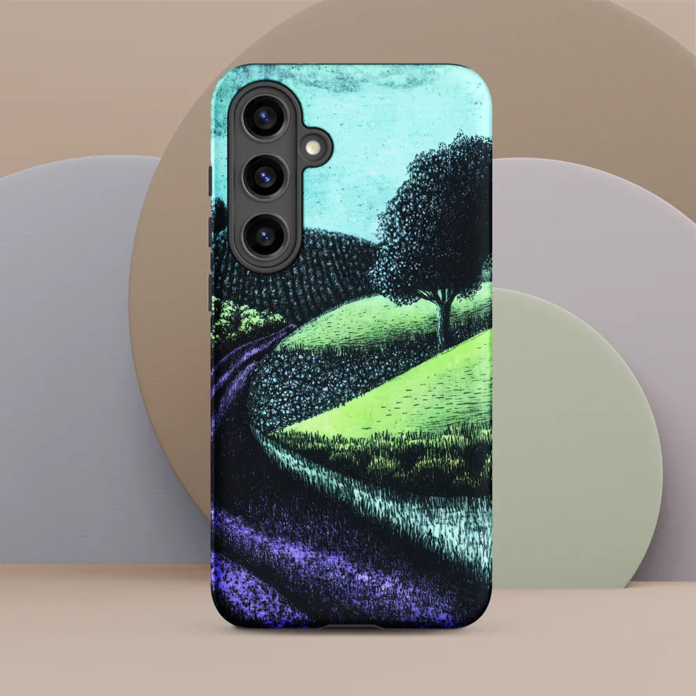 Winding Serenity: A Modern Landscape