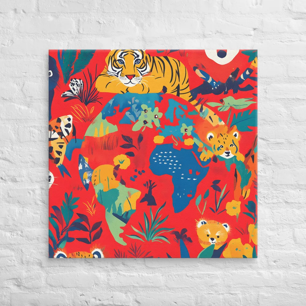 Wild Wonders of the Globe | Canvas | 32″×32″