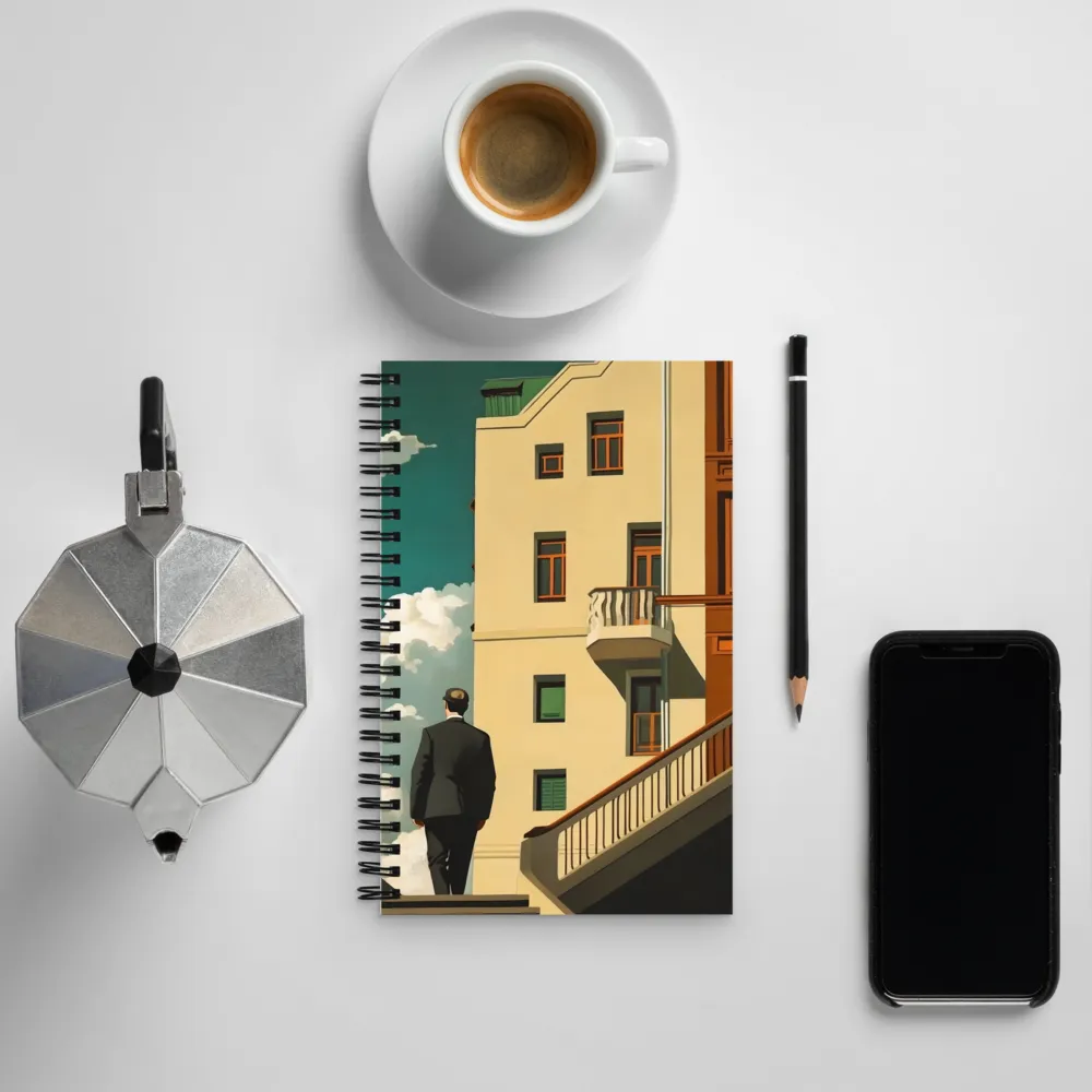 Reflections of Modernity | Spiral Notebook