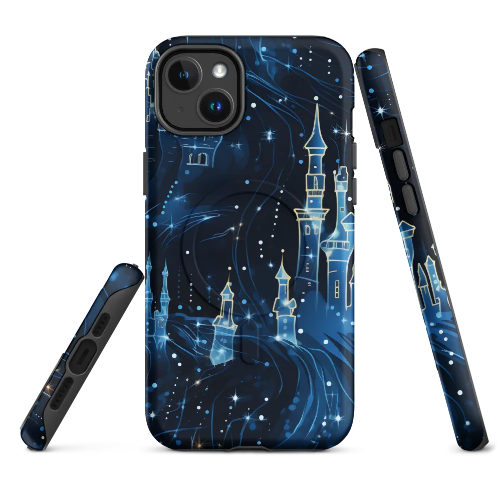 Dreamy Castles in a Starry Sky | Phone Case |  14 Plus | MagSafe® Tough Case | Matte