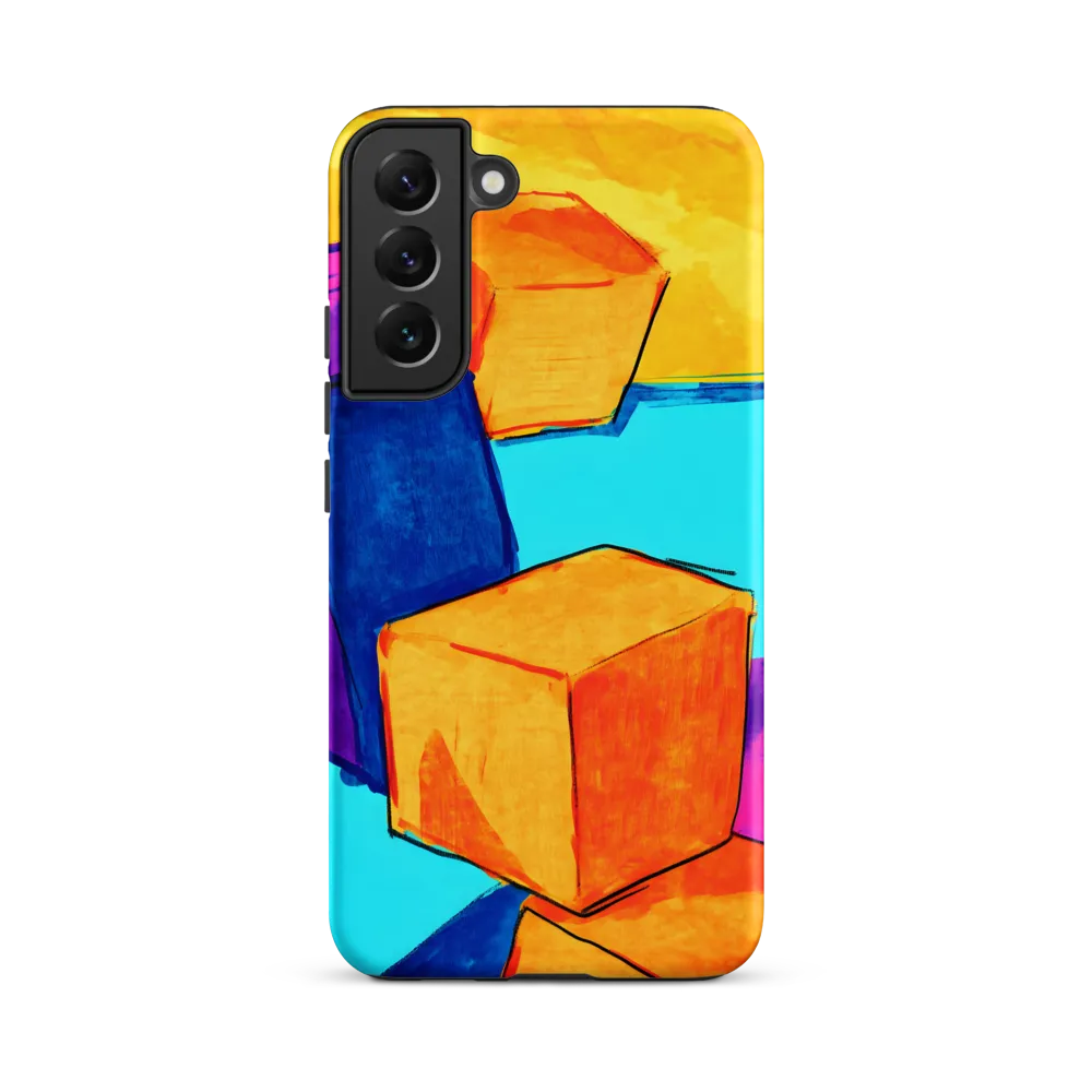 Playful Cubes in Vibrant Harmony