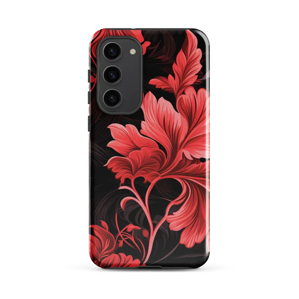 Tropical Elegance in Red
