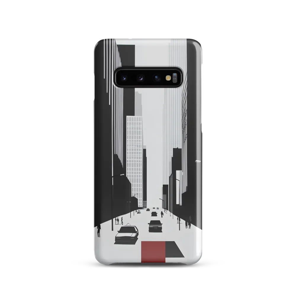 Urban Solitude: A Minimalistic Cityscape