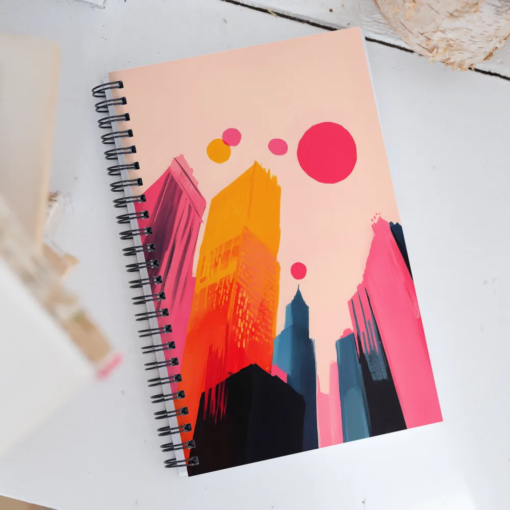 Urban Whispers in Color | Spiral Notebook