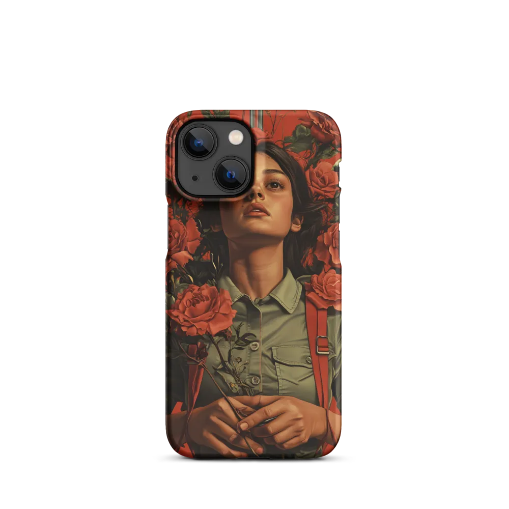 Harmony and Strength: A Portrait Among Roses