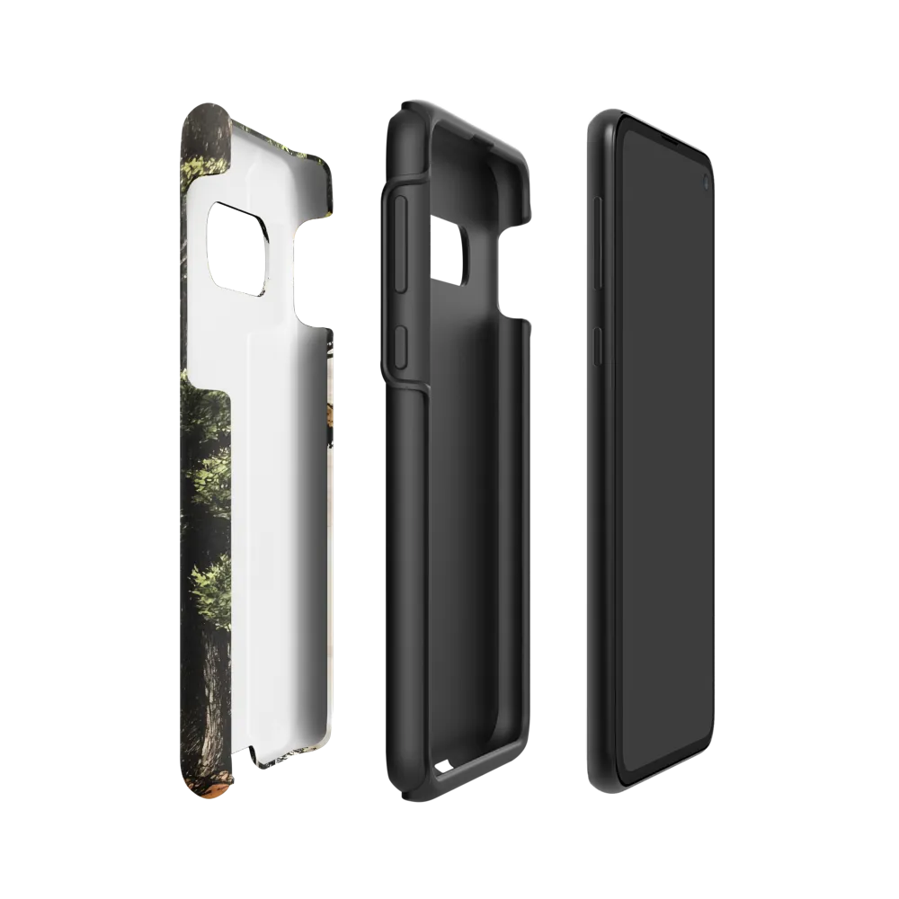 The Whispering Skull: A Surreal Encounter with Nature | Phone Case |  S10e | Tough Case | Matte