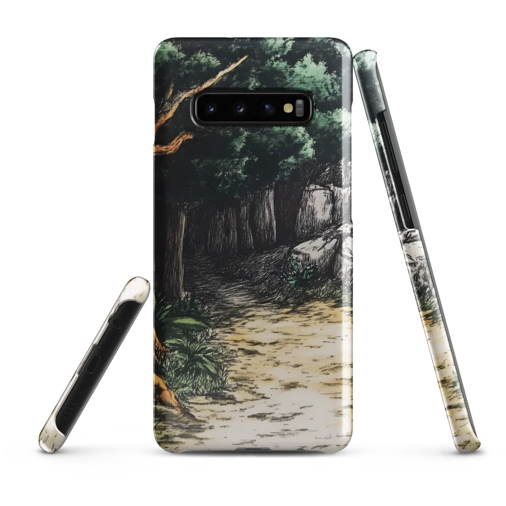 Pathway Through Nature's Embrace | Phone Case |  S10 Plus | Snap Case | Glossy