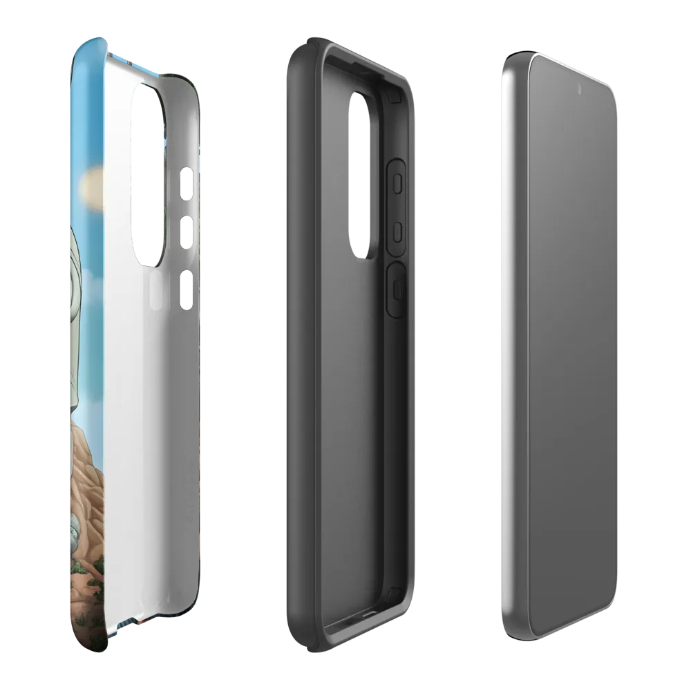 The Descent into Technological Abyss | Phone Case |  S23 Plus | Tough Case | Matte