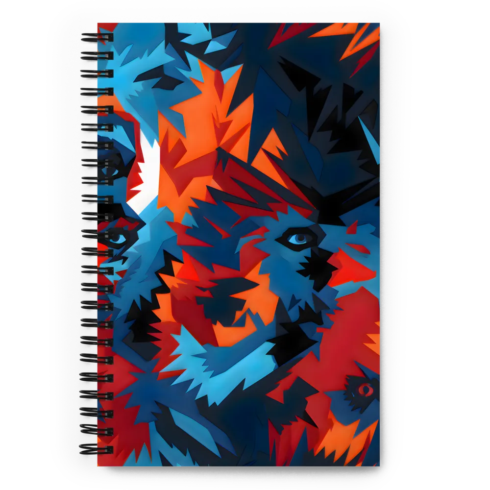 Vivid Aura of the Wolf | Spiral Notebook