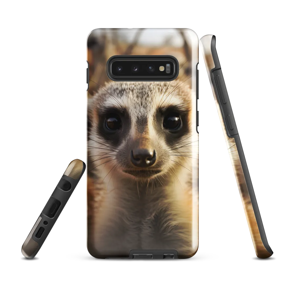 Curious Meerkats in Community | Phone Case |  S10 Plus | Tough Case | Glossy