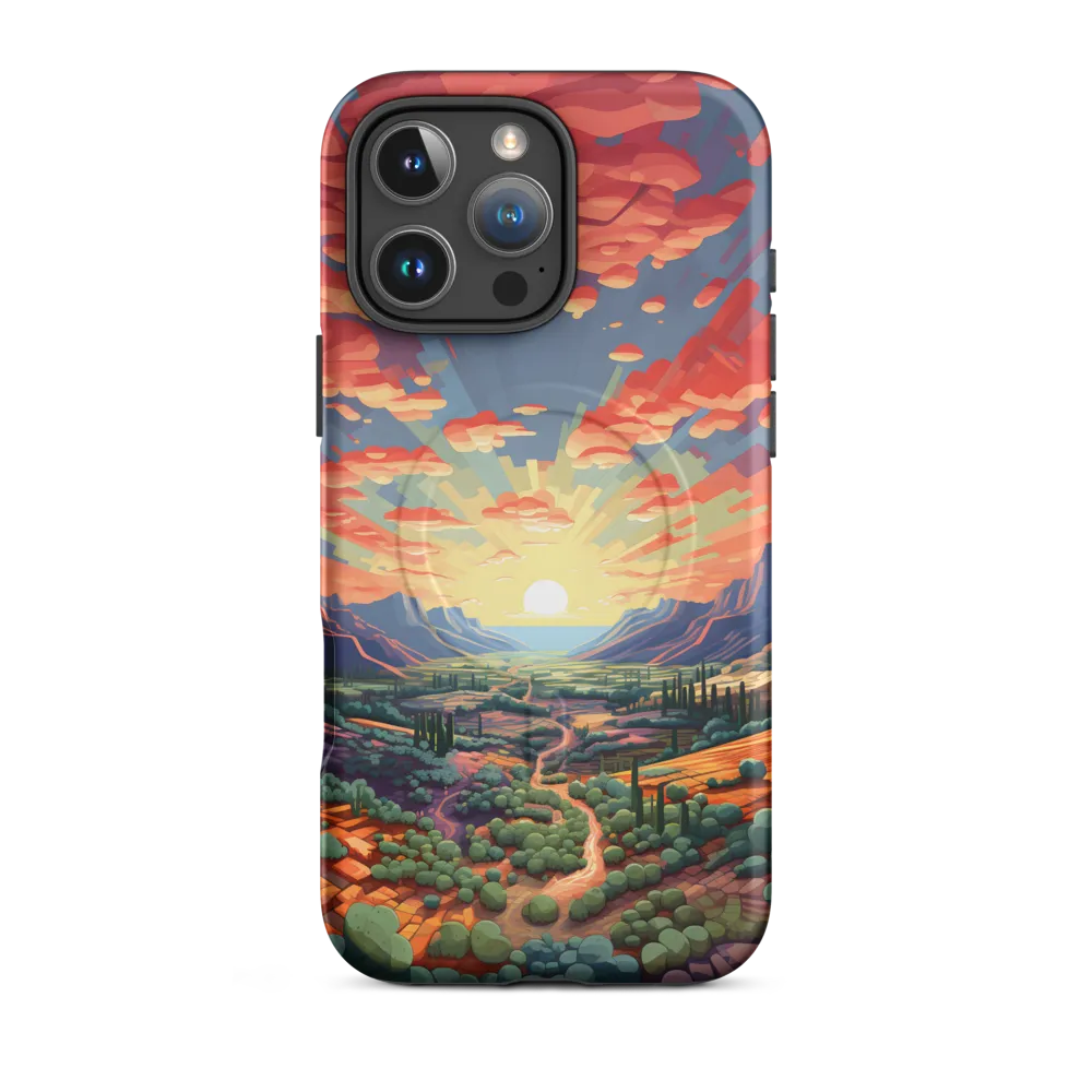 Serenity at Dusk | Phone Case |  16 Pro Max | MagSafe® Tough Case | Matte