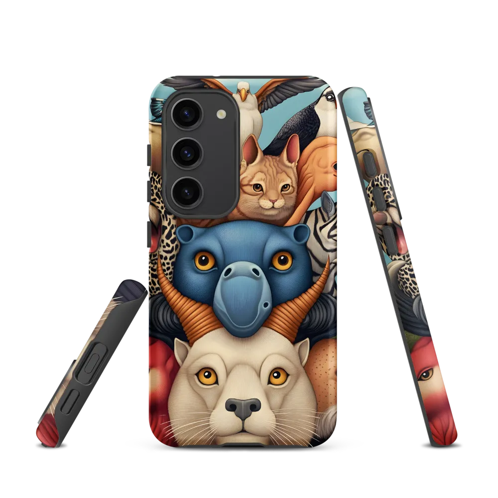 Harmonious Echoes of Wildlife | Phone Case |  S23 | Tough Case | Matte