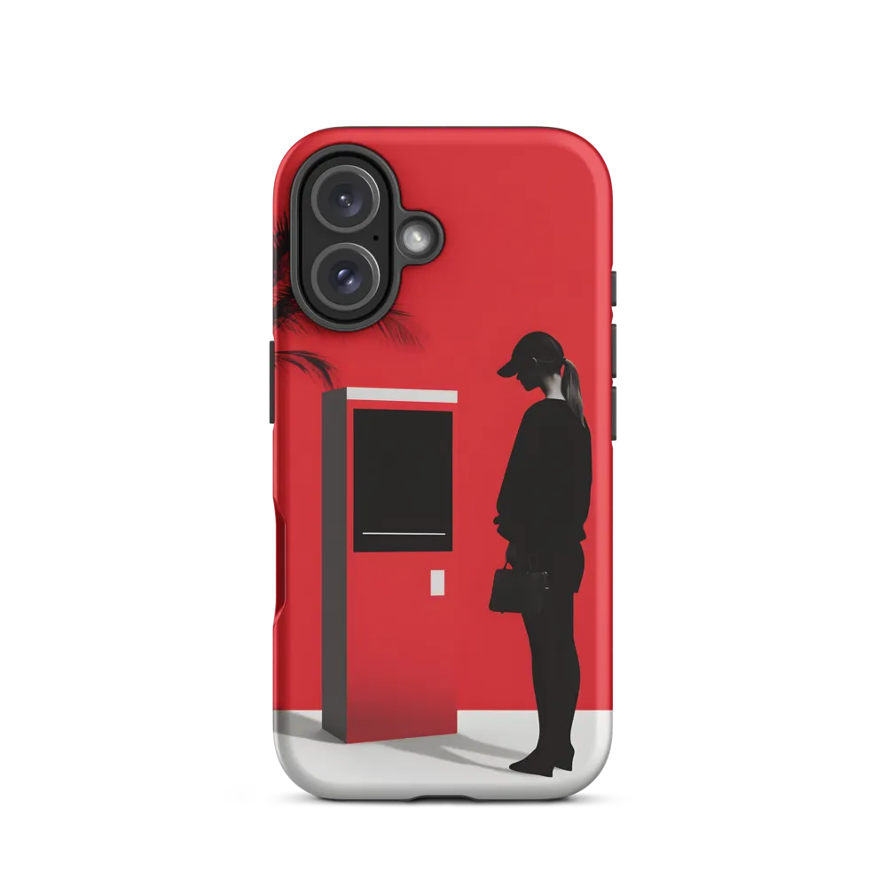 Contemplation in Red | Phone Case