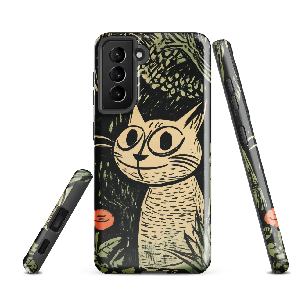 Whimsical Cat in the Forest