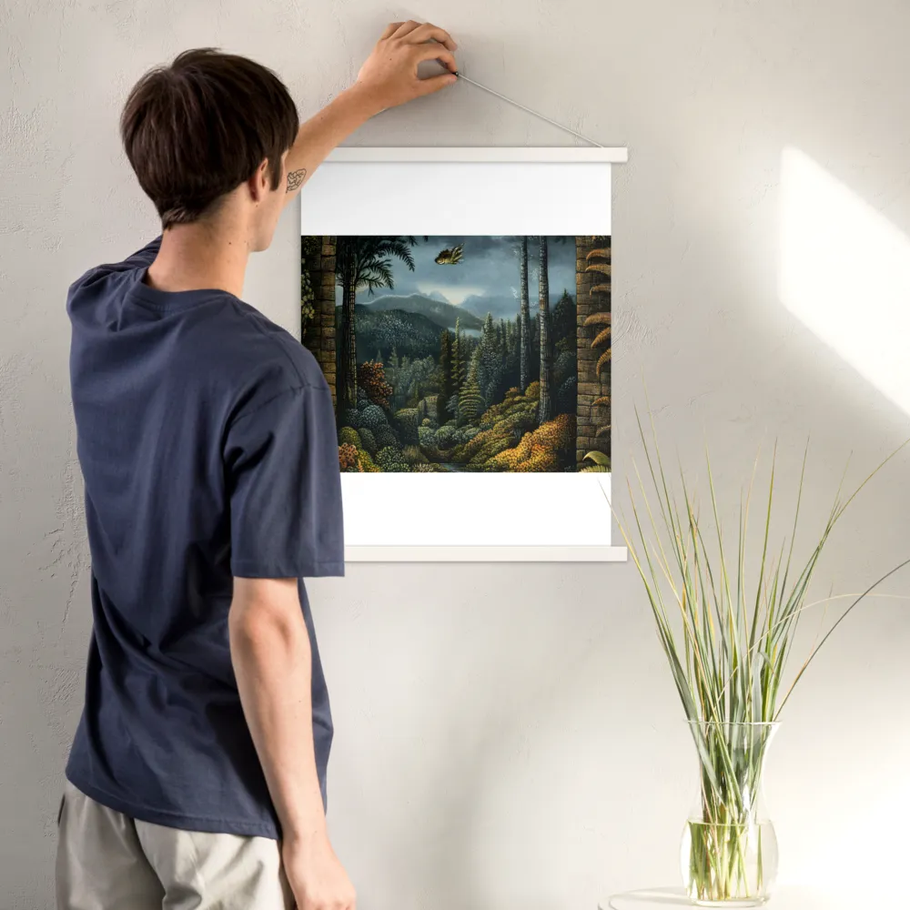 Whispers of the Enchanted Forest | Poster With White Wood Hanger | 18″×24″