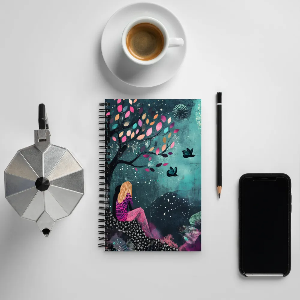 Whispers of Serenity | Spiral Notebook