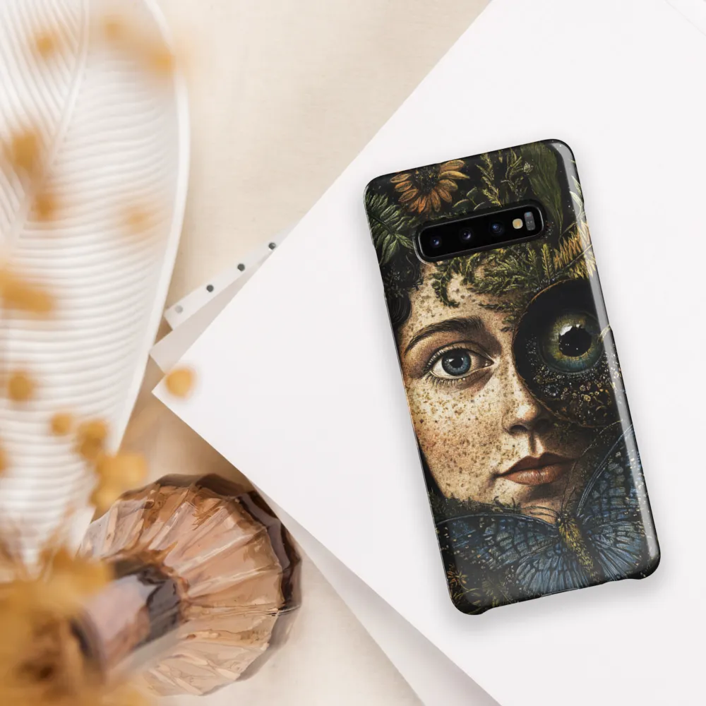 Nature's Embrace: A Surreal Portrait | Phone Case |  S10 Plus | Snap Case | Glossy